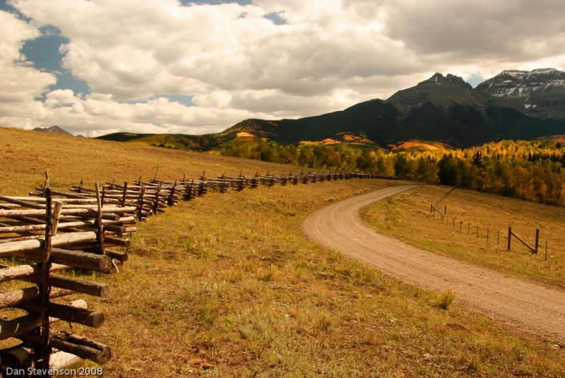 Colorado Fall Colors-4873 - Fences ©2008 Dan Stevenson